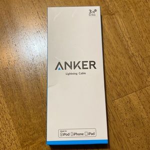 2 Pack of 3 Foot Anker Lightning Cables